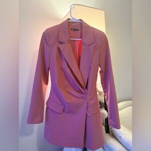 Zara Women's Elegant Pink Blazer